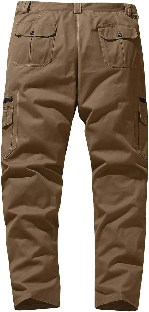 Work Pants for Men Construction Tactical Cargo Pants with Pockets 2024 Relaxed Fit Tactical Pants Camo Cargo Pants