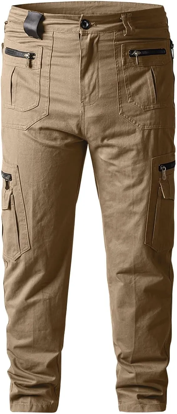 Work Pants for Men Construction Tactical Cargo Pants with Pockets 2024 Relaxed Fit Tactical Pants Camo Cargo Pants
