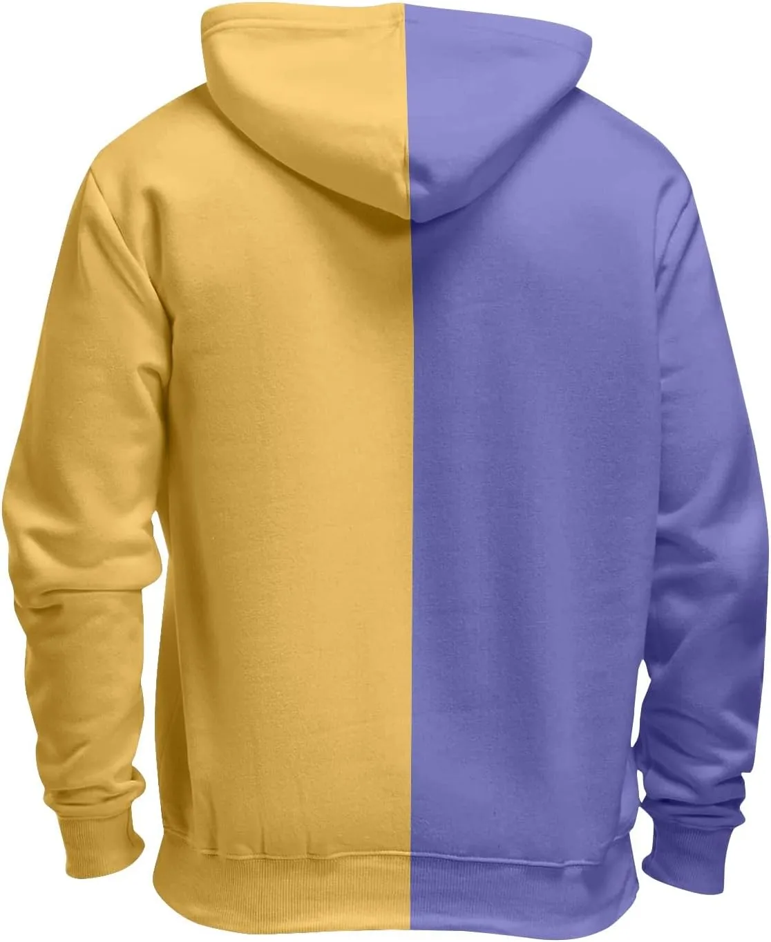 Ymosrh Mens Patchwork Hoodies Novelty Color Block Hooded Sweatshirt Pullover Casual Long Sleeve Drawstring Hoodies, M-6XL