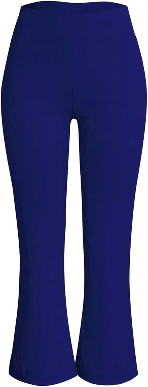 YOLAI Fashion Women Yoga Pants Low Waisted Solid Color Pants Workout Pants Straight Leg Trousers